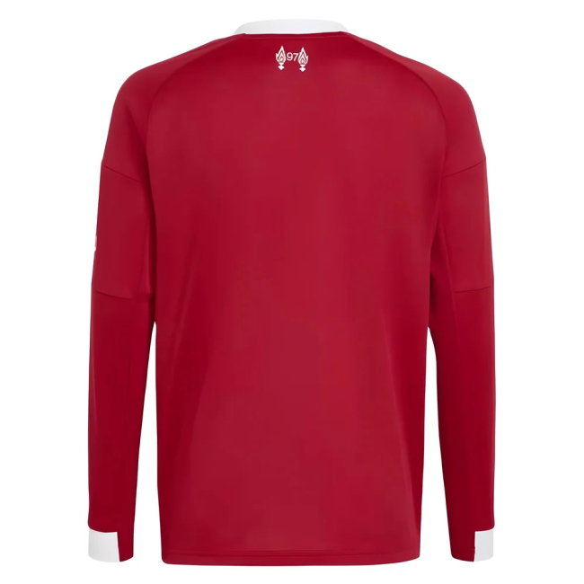 2025-2026 Liverpool Long Sleeve Home Shirt (Kids) (Kerkez 6)-SoccerKits Hub | Buy Soccer Jerseys Online